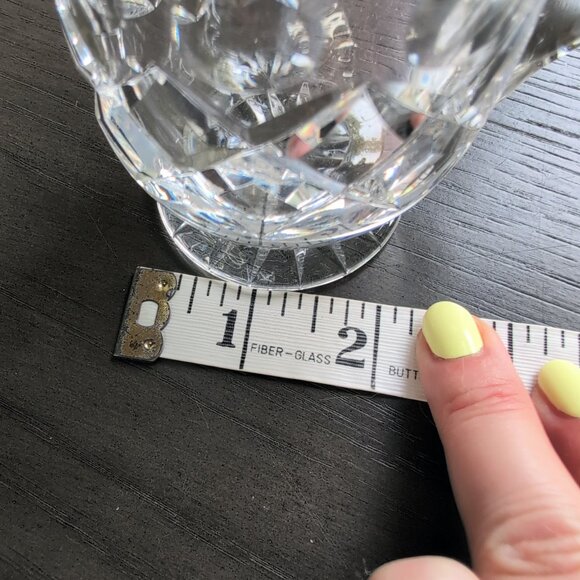 Vintage Waterford Crystal Lismore Mini Creamer and Sugar Bowl Set Cut Glass - Picture 11 of 13